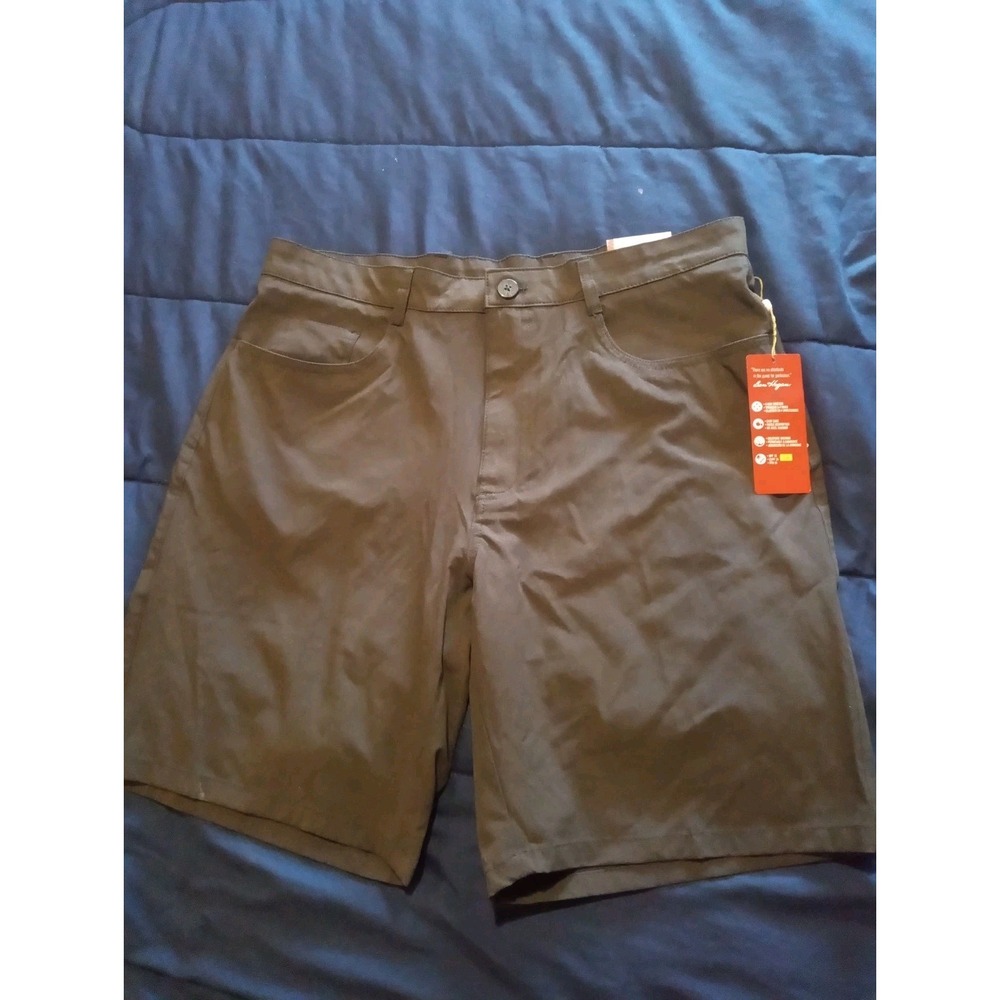 Ben Hogan Shorts Mens 38 Blue Stretch Flat Front Lightweight Performance NWT